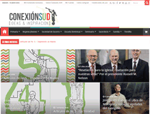 Tablet Screenshot of conexionsud.com